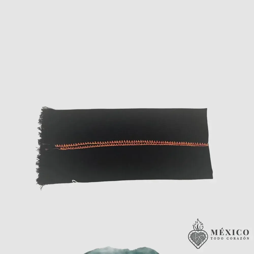 Mexican decorative towel Barriga llena corazon contento 38 x 18 inches